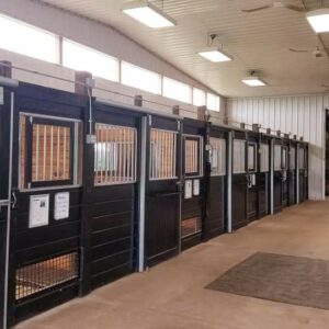 Stall area with 12x12 stalls