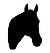 Free image/jpeg, Resolution: 500x500, File size: 9Kb, Horse Head Silhouette N6